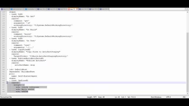 Azure Pipeline - Container Jobs смотреть онлайн