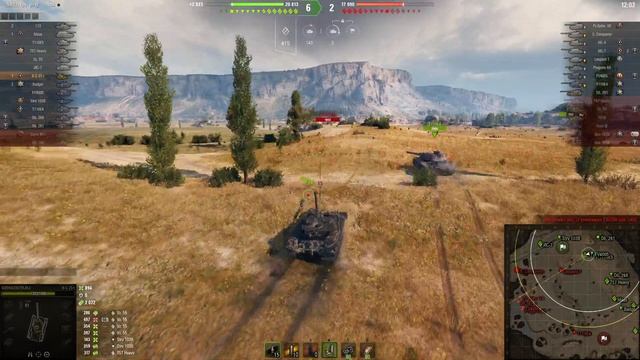 Батчат 25т на Степи Мастер Ворлд оф танкс, Bat.-Châtillon 25 t World of Tanks смотреть онлайн