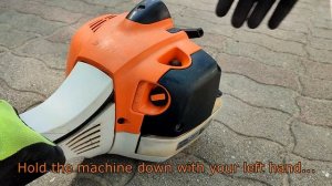 Stihl FS 410 C - Cold Start