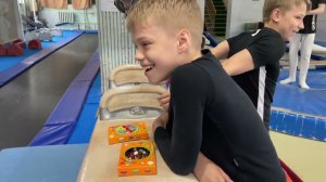 Тренировка за вкусняшки ! Гимнастика