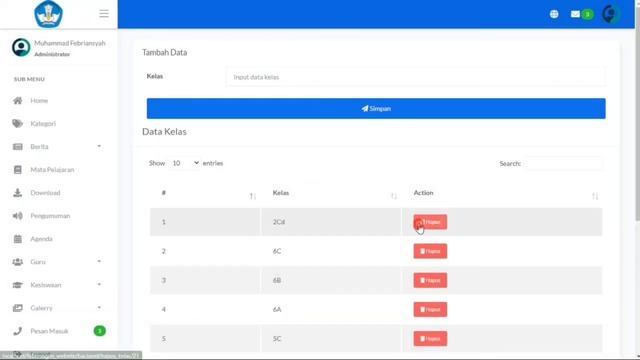 Source code Website Profile School #codeigniter #php #developer