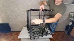 Как собрать клетку для собак