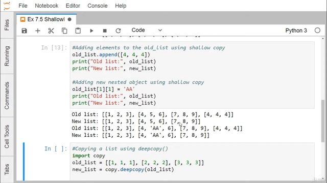 #45 - Python Shallow Copy And Deep Copy