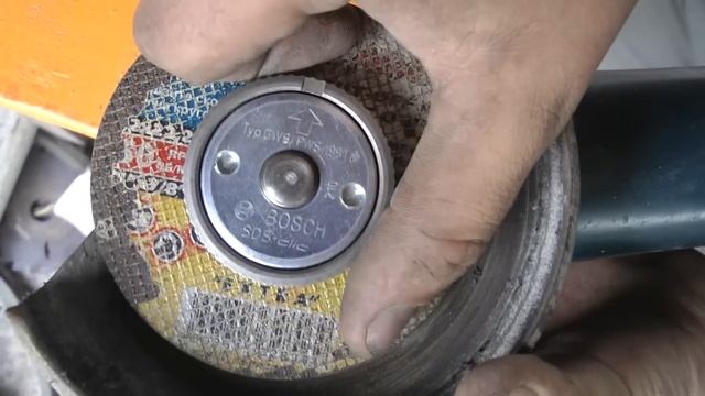 гайка быстрозажимная BOSCH на шлифовальную машину смотреть онлайн