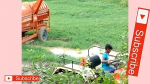 Swaraj 855 Tractor Got Stuck On The Mud While Lifting The Dadabhai Hopar...