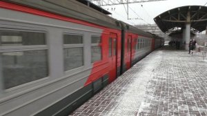 Электропоезд ЭД4-0006 сообщением Москва Казанская-Егорьевск прибывает на платформу Электрозаводская