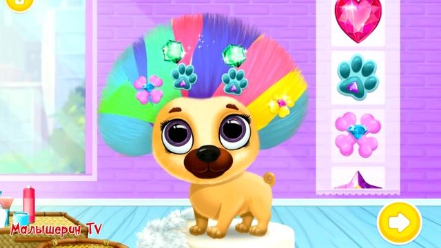 Маникюр и прическа для Кошечки Кики и собачки Фифи в салоне красоты смотреть онлайн