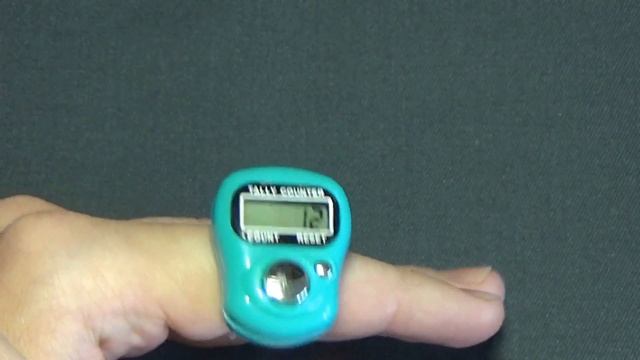 Электронный счетчик на палец. Tally counter (счетчик петель/рядов для вязания) смотреть онлайн