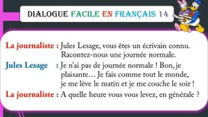 25 dialogues & Communication en français entre deux personnes