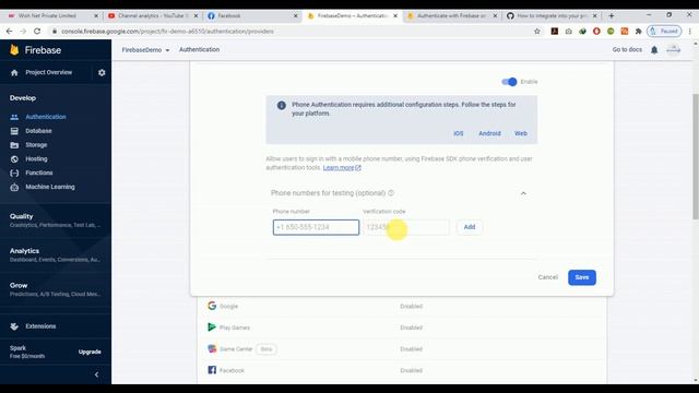 Firebase Phone Authentication Android | Firebase login with phone number | Firebase phone sign in смотреть онлайн