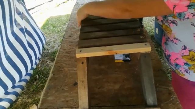 Декоративный мостик в сад из остатков материалов смотреть онлайн