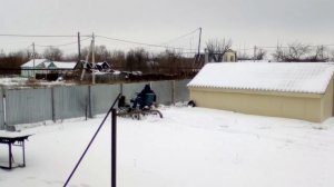 Мини трактор с полным приводом