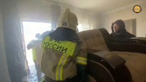 Пожар в жилом доме села Гвардейское