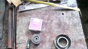 Ремонт обводного ролика ремня навесного оборудования Mitsubishi Outlander c двигателем 4G63