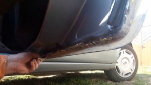 Шпаклевка авто-двери самостоятельно )))