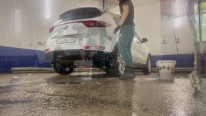 Kia Sportage. Двухфазная мойка кузова. Кварц. Мойка двигателя. Application of quartz. Премиум Мойка