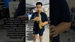 J&B Yanagisawa SCWO10 Homage professional curved soprano sax