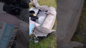 Чистка   газового котла от сажи.