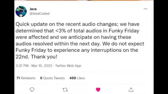 Java’s response to the roblox audio update (background music by CG5) #roadto500 смотреть онлайн