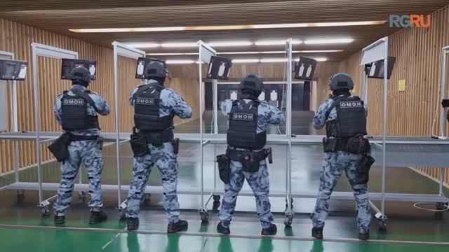 Уникальный интерактивный тир открылся на базе ОМОН "Русич" в подмосковном Подольске