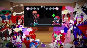 Sonic.exe characters react to FNF VS Monika.exe 2.0