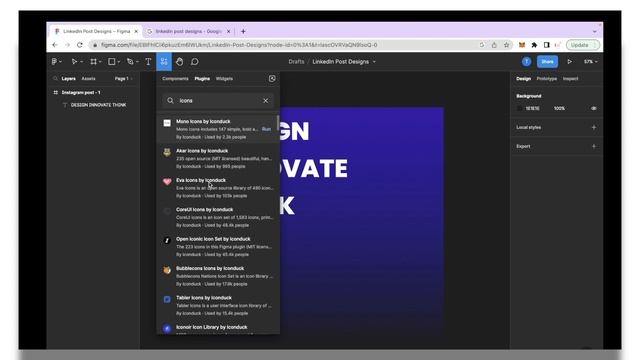 How to Design Social Media Post on FIGMA? #figmatutorial