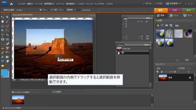 Photoshop Elements 7｜サイズを指定しての切り抜き（切り抜きツール） смотреть онлайн
