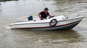 Test cano lắp ống phản lực nước Jetski như Jet boat