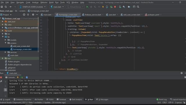 Create realtime database app with Firebase in Flutter - Part 3 #firebase #flutter #realtimedatabase