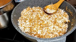 Турецкий пилаф. Рис с жареной вермишелью.Турік халқының тағамы