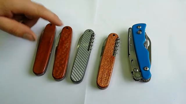 Накладки на швейцарские ножи Соло и на мультитул от SOG Powerduo смотреть онлайн