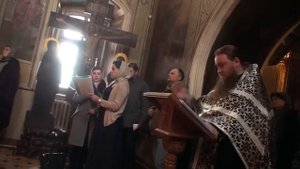Молебное пение в Ильинском храме г. Сергиев Посад. 14 марта 2018г