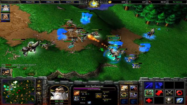 2v2v2v2 CG Warcraft iii ROC - POONS3SS (Hum), Mad.decent (rdm), TraiNnoOb (Hum)... смотреть онлайн