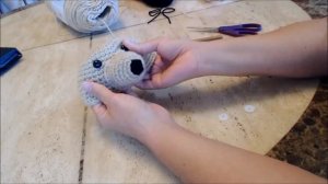 Crochet Amigurumi Yorkie Dog part 1 DIY tutorial