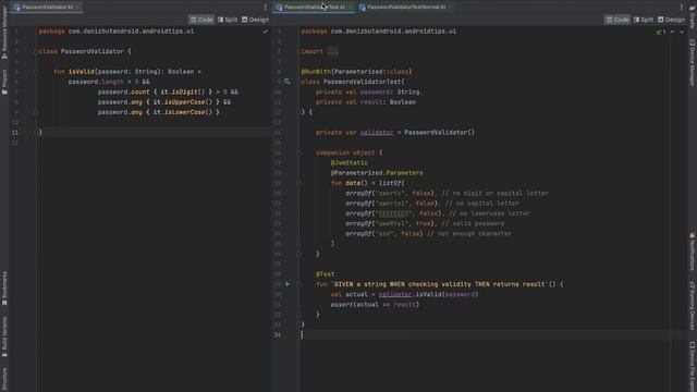 Android Tips - Unit testing with parameterized tests