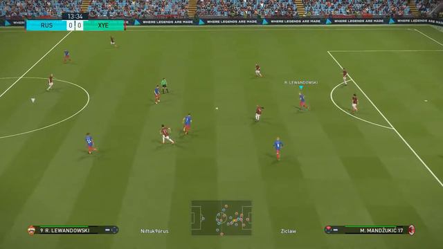 Pro Evolution Soccer 2018 Прессинг игроком ИИ смотреть онлайн