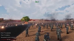 NEW WW2 ARTILLERY vs 6 MILLION ZOMBIE ARMY! - UEBS 2 Ultimate Epic Battle Simulator 2