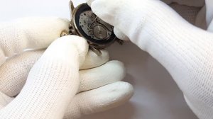 Как снять заводную головку с командирских часов. 2409