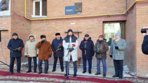 Торжественный митинг у мемориальной доски памяти В.В. Филиппова