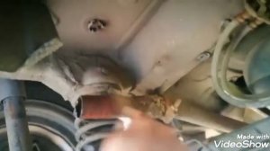 Замена глушителя рено логан/кабачки /огород.