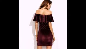 Одежда с AliExpress - Вечернее платье бархатное