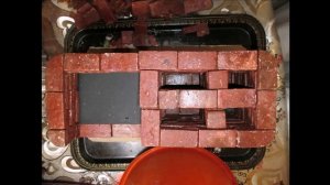 четырёх колпаковая печь с плитой своими руками в видеоуроке 2.5 на 6 кирпичей