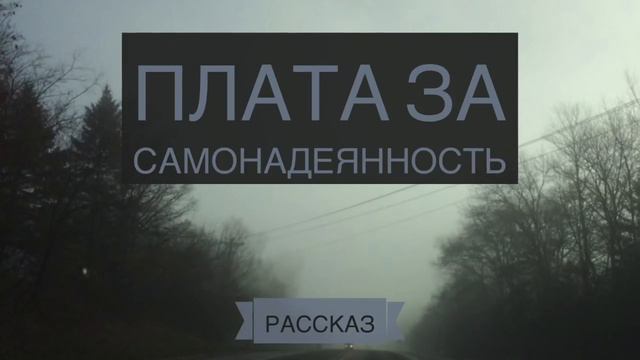 Плата за самонадеянность (Свидетельство)
