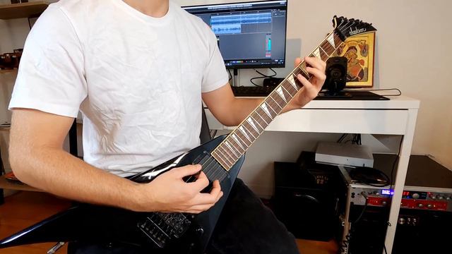 Metallica - Disposable Heroes - Guitar Cover w/Solo (+Tabs) смотреть онлайн