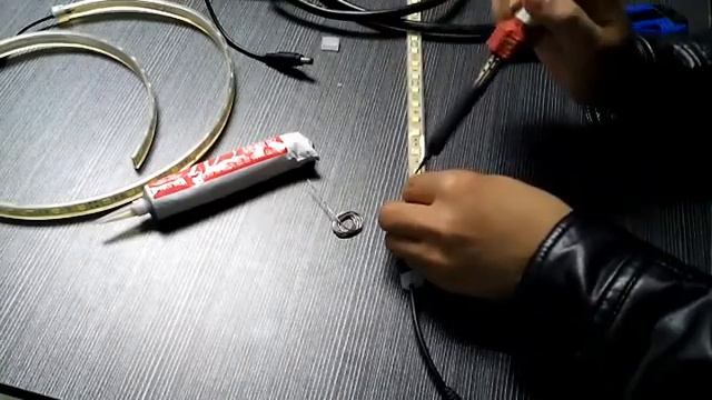 How to cut off and solder wire with IP68 led strip light смотреть онлайн