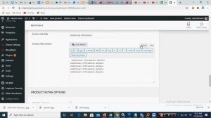Adding WoodMart Product Additional Information