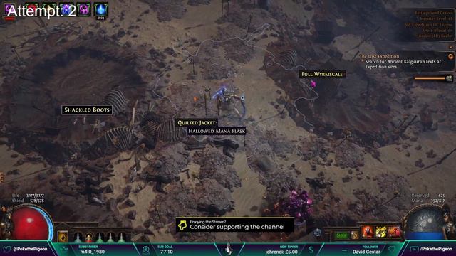 Pidge HCSSF Level 90 Challenge | Attempt 2 - Act 7 | Bane Occultist | Path of Exile | 3.15 смотреть онлайн