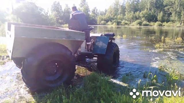 Тест трех вездеходов на пловучесть смотреть онлайн