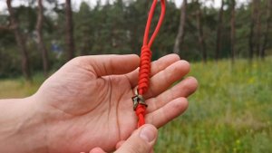 Темляк из паракорда с бусиной "Центурион"