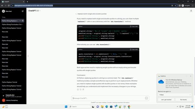 python string replace quotes